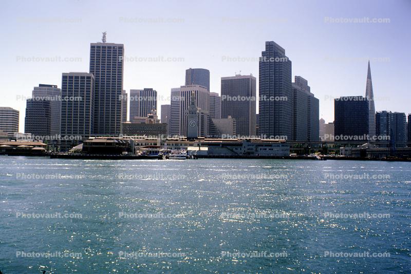 Downtown, Ferry Building, Downtown-SF, 1984, 1980s