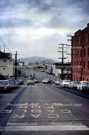 Hyde Street Pier, Dodge Van, Cars, Vehicles, 1968, 1960s