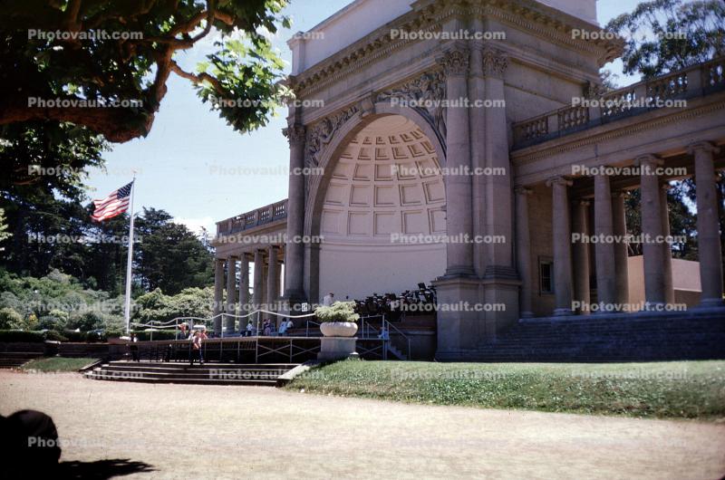 Music Concours, bandshell, concert, 1960s