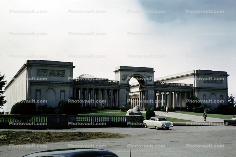 Palace of The Legion of Honor, landmark, 1950s