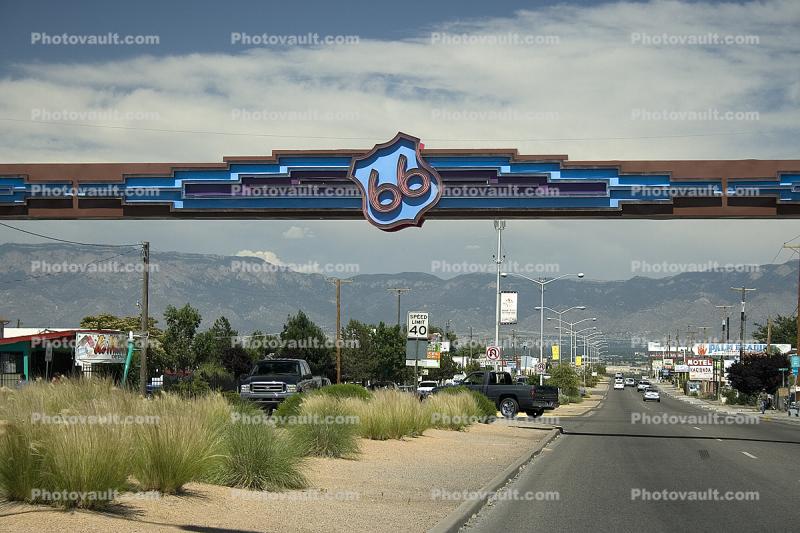Arch, Entryway, Route-66, Albuquerque