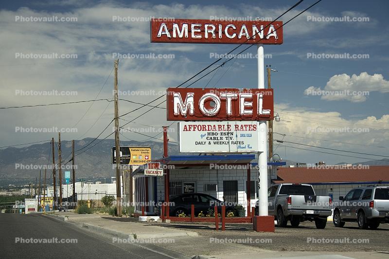 Americana Motel, Route-66, Albuquerque