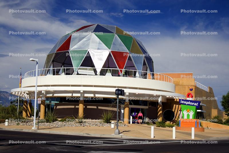 Explora, Science Center and Children's Museum, geodesic dome, Albuquerque, Explora (Old Town)