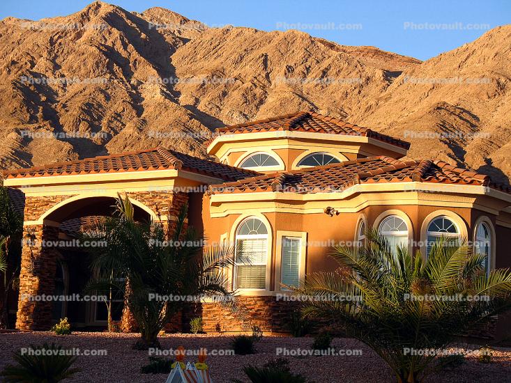 Home, House, Building, Mansion, Hill, Mountain