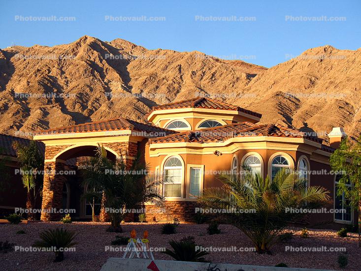 Home, House, Building, Mansion, Hill, Mountain
