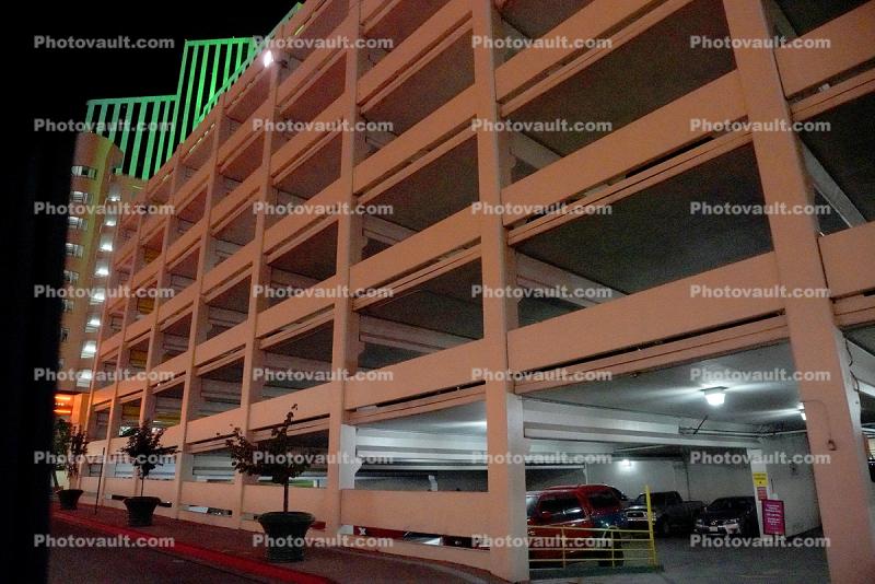 Parking Structure at Night