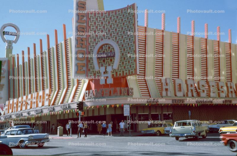 Horseshoe Casino, Landmark, Building, August 1962, 1960s