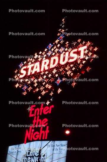 Stardust, Casino, Night, Nighttime, Neon Lights