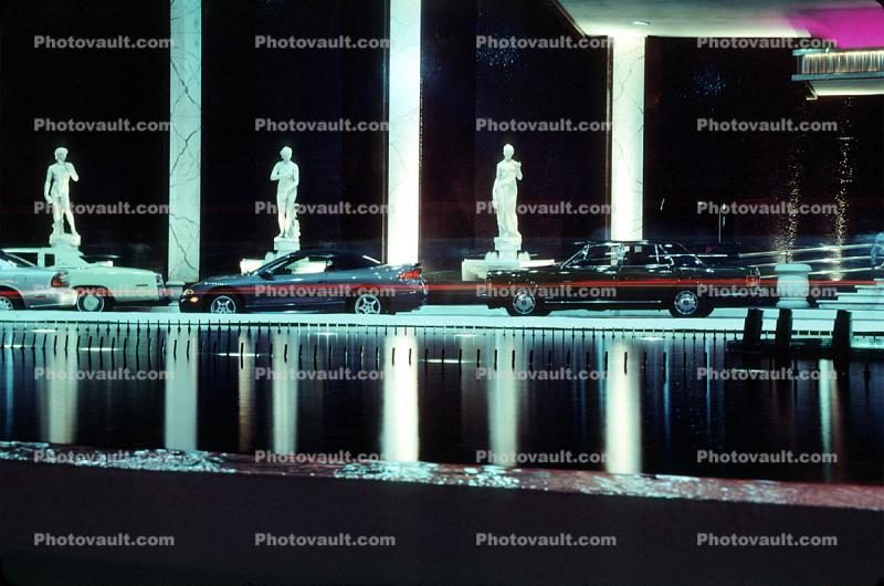 Cars Statues and Water Fountain, Caesers Palace