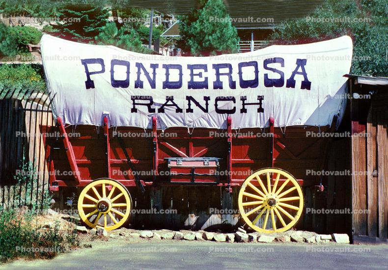 Ponderosa Ranch, covered wagon, Conestoga Wagon, Bonanza, Incline Village