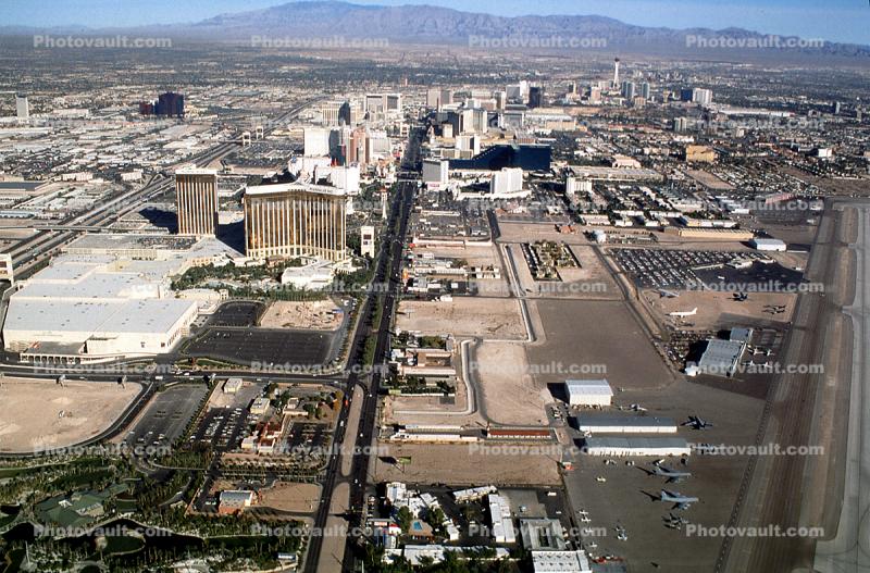The Strip, Hotel, Casino, buildings, cityscape, skyline, 2003
