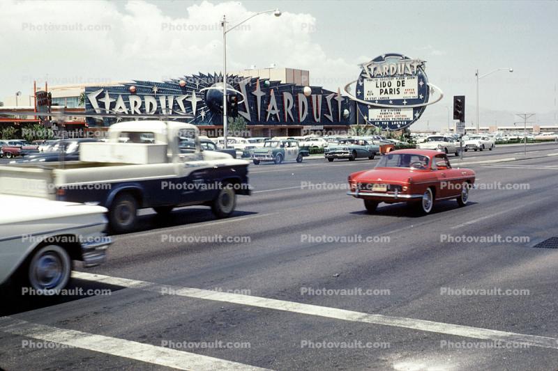 Stardust, Casino, Hotel, building, Cars, automobile, vehicles, 1960, 1960s