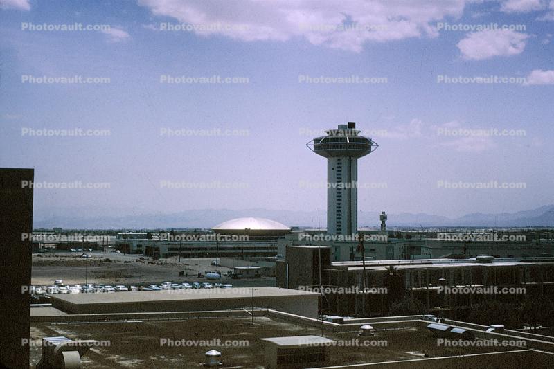 Landmark, Tower, Hotel, Casino, building, Las Vegas Convention Center, 1967, 1960s