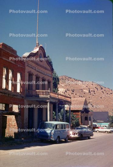 Trade Union Hall, Cars, building, August 3 1967, 1960s