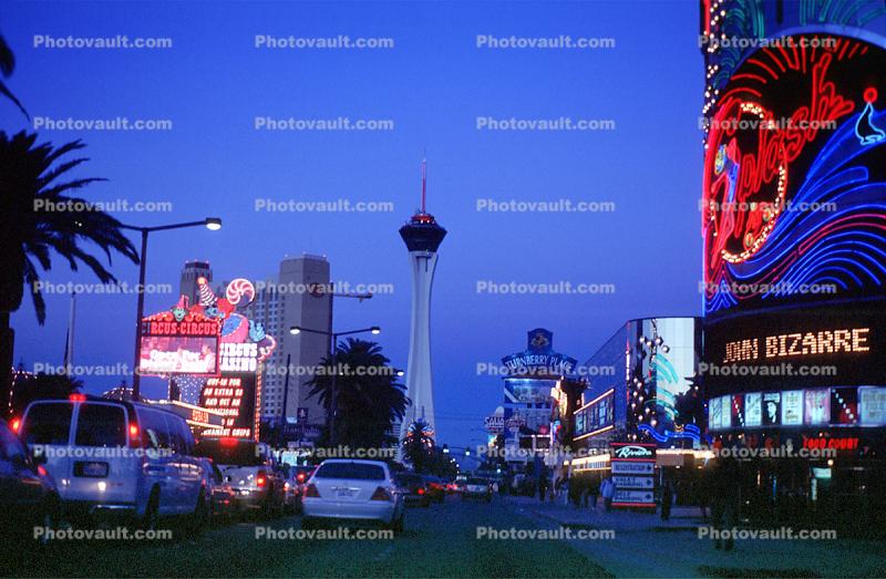 The Stratosphere, hotel, casino, building, tower, the Strip