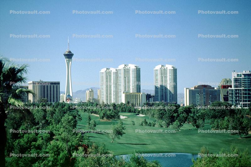 the Stratosphere, Tower, Hotel, Casino, buildings, cityscape, skyline