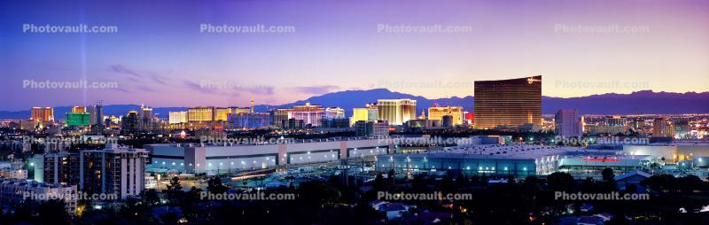 Panorama, Twilight, Dusk, Dawn, Hotel, Casino, building, cityscape, skyline