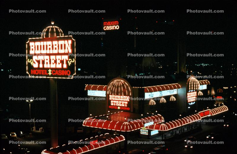 Bourbon Street, Hotel, Casino, neon signage, nighttime, night