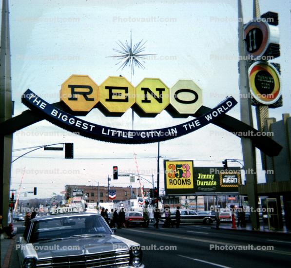 Reno Arch, Mod Style, Cars, 1968, 1960s