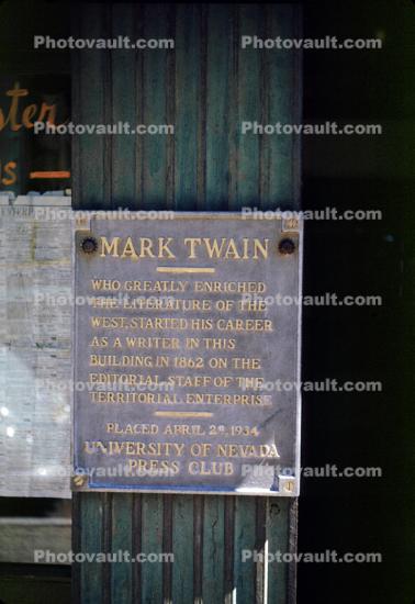 Mark Twain marker
