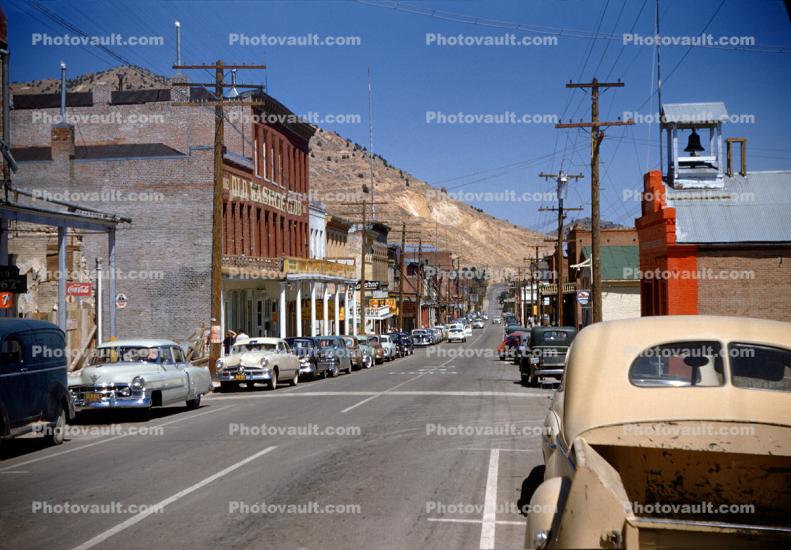 Cars, Red Garter Saloon, Virginia City, 1950s