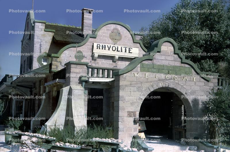 Rhyolite Train Depot, landmark building