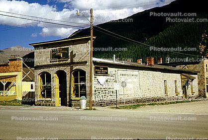 The Pickle Barrel, buildings, cars, Silverton, October 1968, 1960s