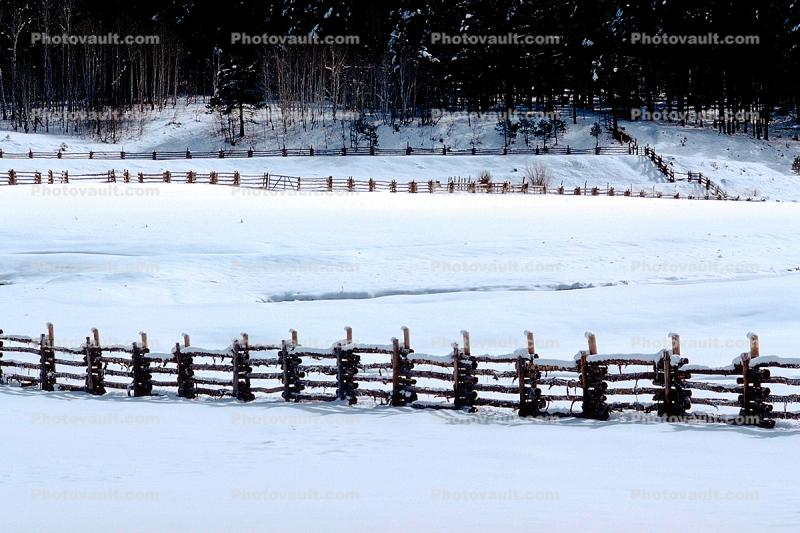 Fence, snow, ice, cold, gate
