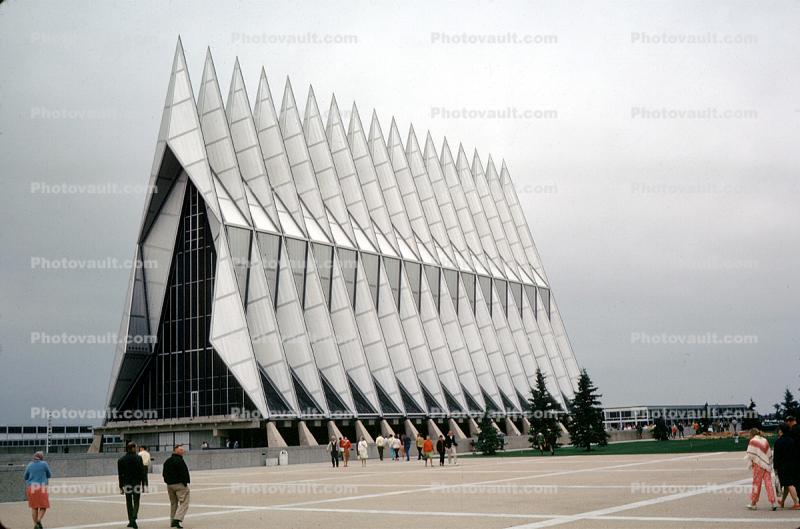 United States Air Force Cadet Academy Chapel, Air Force Academy Cadet Chapel, United States Air Force Academy,  IATA: 	AFF, August 1970