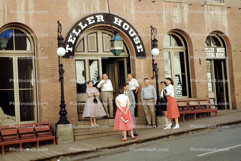 Teller House, Retro, Men, Women, Central City, Colorado, 1950s