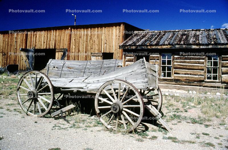 Freight Wagon, buildings, ghost town, freight wagon, Cart Wheel, cartwheel, wagonwheel, South Park City, Fairplay in Park County