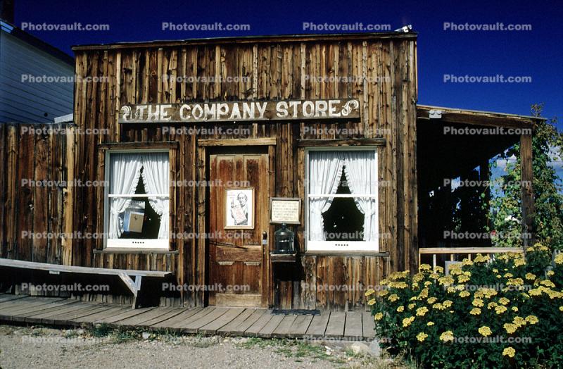 The Company Store, Wooden, Boardwalk, Door, Wndow, Winfield, Chaffee County, ghost town