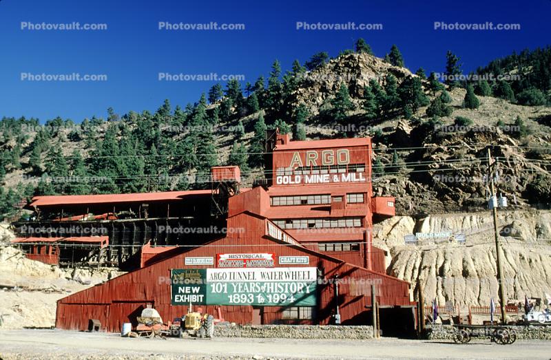 Argo, Gold Mine and Mill, Mining, Idaho Springs Colorado