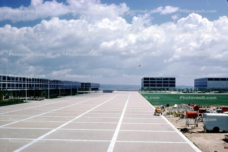 Building, Clouds, United States Air Force Academy, August 1961, 1960s