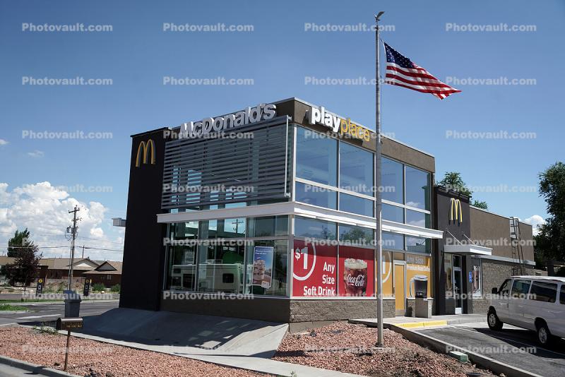McDonalds Restaurant, building, Delta Utah