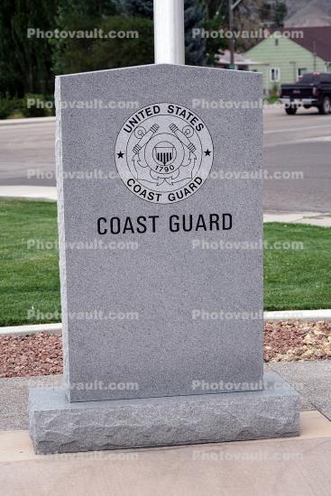 Coast Guard marker, Salina Veterans Memorial Park