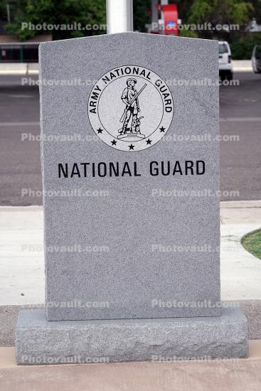 Army National Guard marker, Salina Veterans Memorial Park