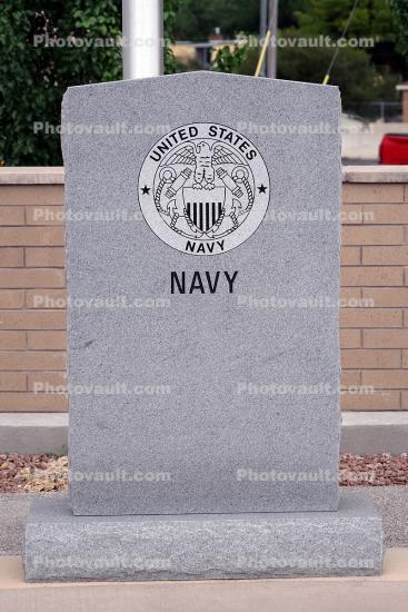 United States Navy marker, Salina Veterans Memorial Park