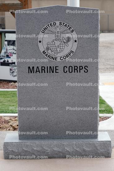 United States Marine Corps marker, Salina Veterans Memorial Park
