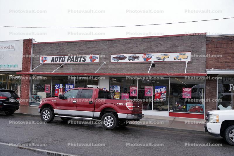 Store Building, Pickup Truck, Delta Utah