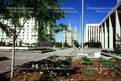 Salt Lake Mormon Temple, building, Mormon Square