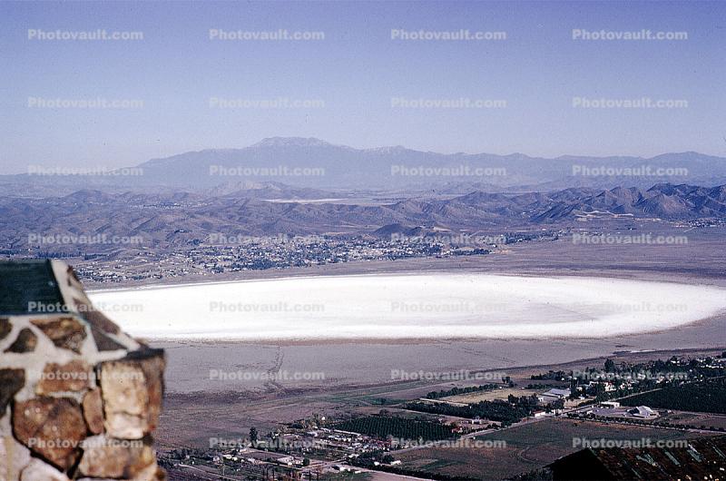 Evaporating salt lake, 1964