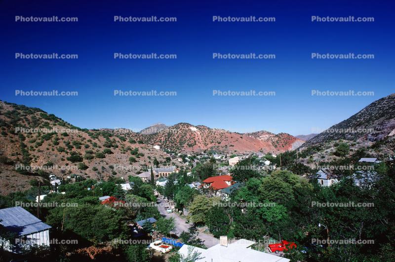 Buildings, Hill, Homes, Houses, Valley, Bisbee
