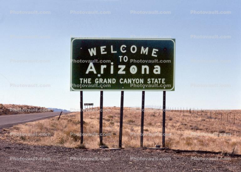 Welcome to Arizona, Border Sign