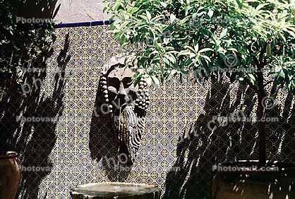 lion face, Water Fountain, aquatics, tilework, Sedona