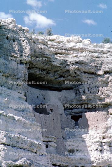 Montezuma Castle cliff dweling, July 1962, 1960s
