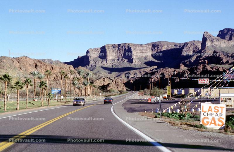 Last Cheap Gas, Parker, La Paz County, Arizona, Parker Valley