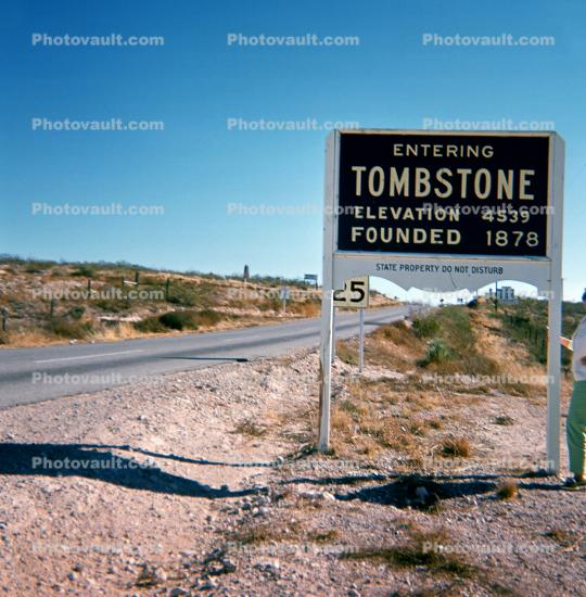 Entering Tombstone