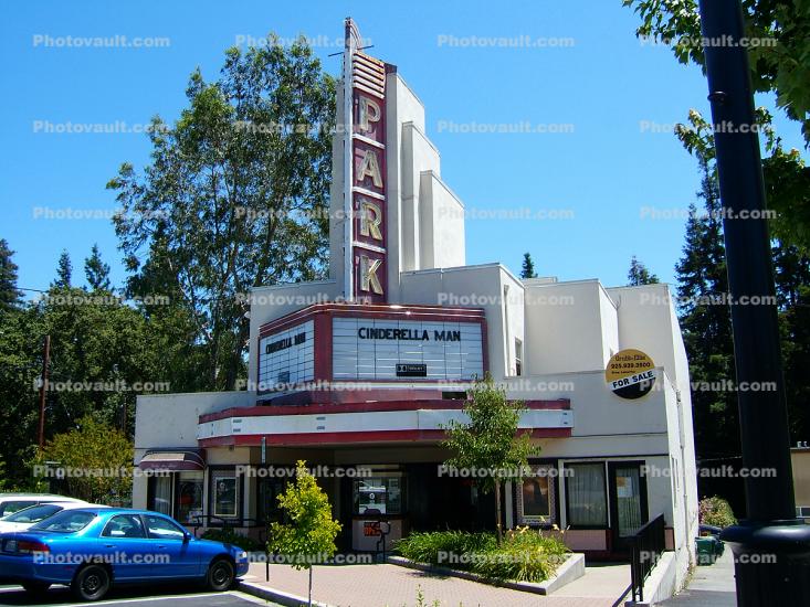 Park Theater, Downtown, marquee, 3 July 2005