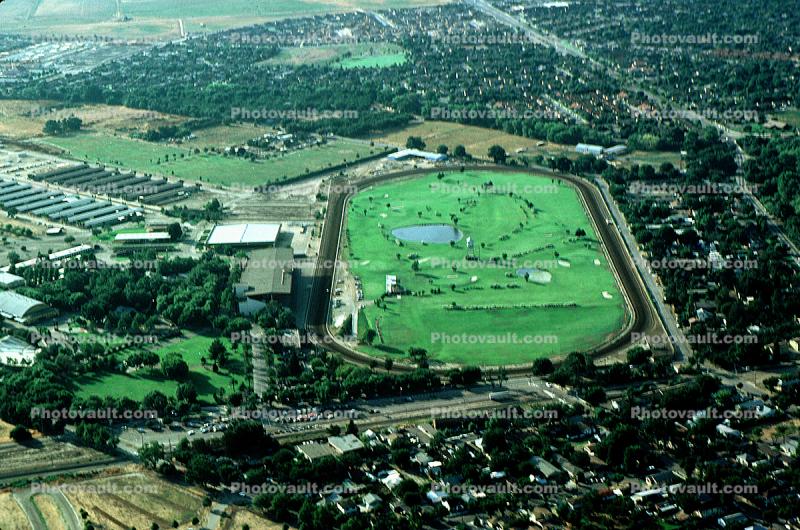 Fairgrounds, Horse Racing, Fields, 20 August 1983